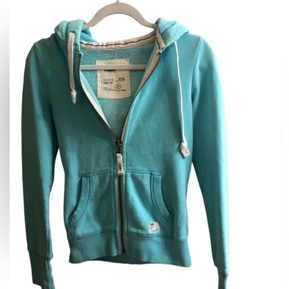 TNA Turquoise Blue Full Zip Hoodie